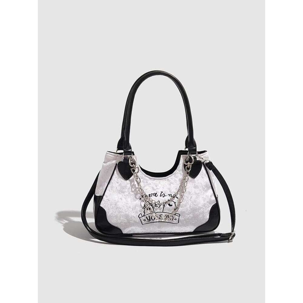 2025 New Sweet Cool Wind Saddle Niche Hottie Tote Armpit Hundred Commuter Single Slant Shoulder Bag