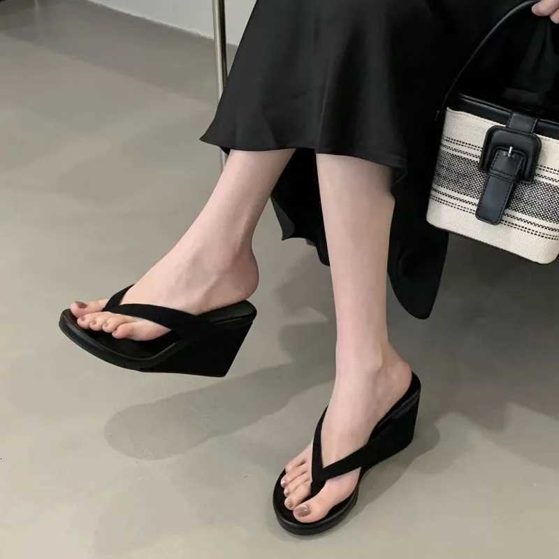 New Slippers Summer Shoes Women Wedges Sandals Slides Beach Home Slippers Women Flip Flops Memory Foam Slippers Womens Shoes W250814