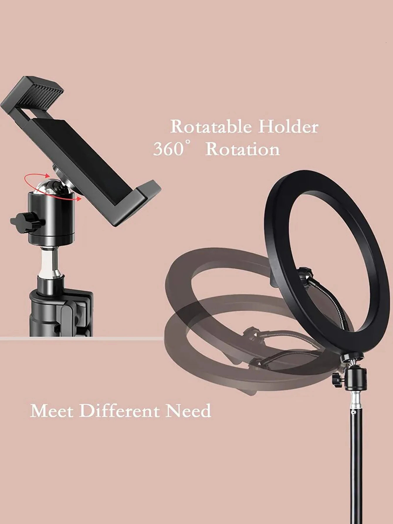 26 cm shooting light ring tripod stand 250729