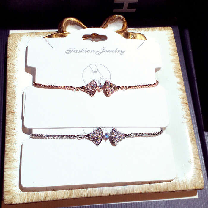 New Fashion Korean and Japanese Style Exquisite Dress Pull Zircon Temperament Bracelet Jewelry for Women S00288