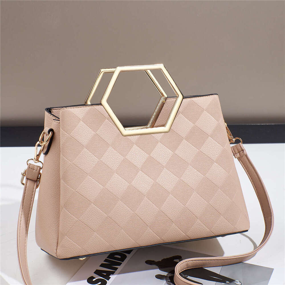 Designer bag Luxury bag New Personality Single Shoulder High-End Versatile Small Square Handbag Textured Women's Bag