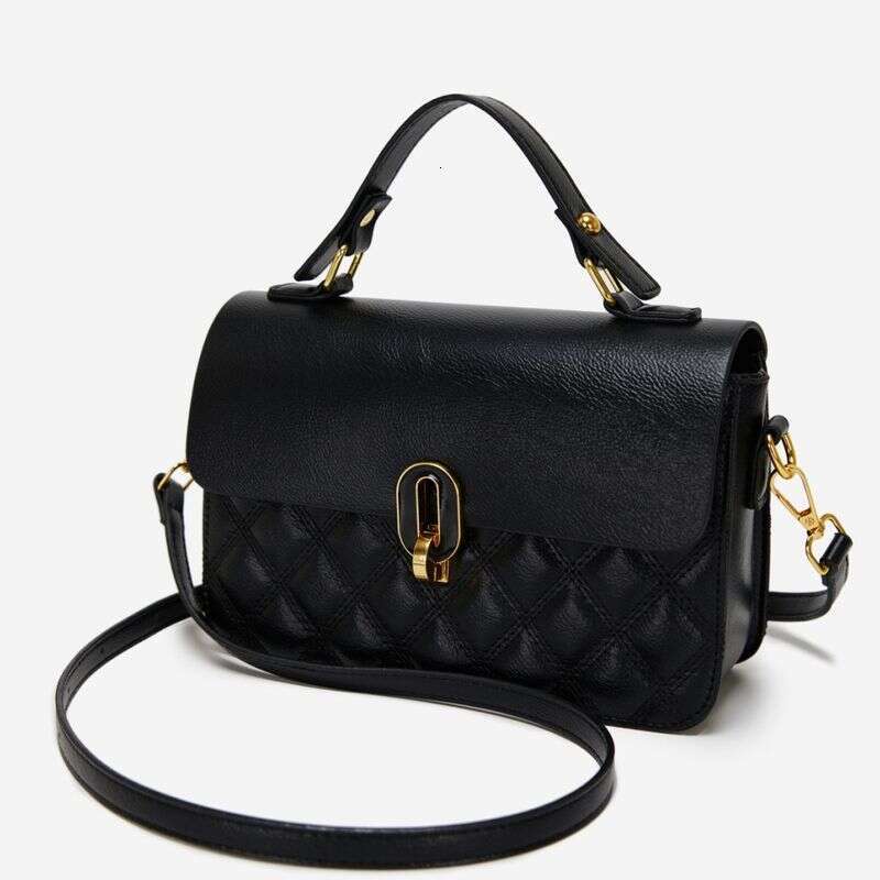 Light and high-end Lingge Korean style portable crossbody shoulder small square bag