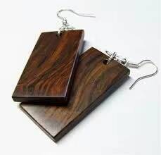 High Quality bohemian Exaggerated Eardrop Geometric Long Tassel Wooden Beads Earrings for Women