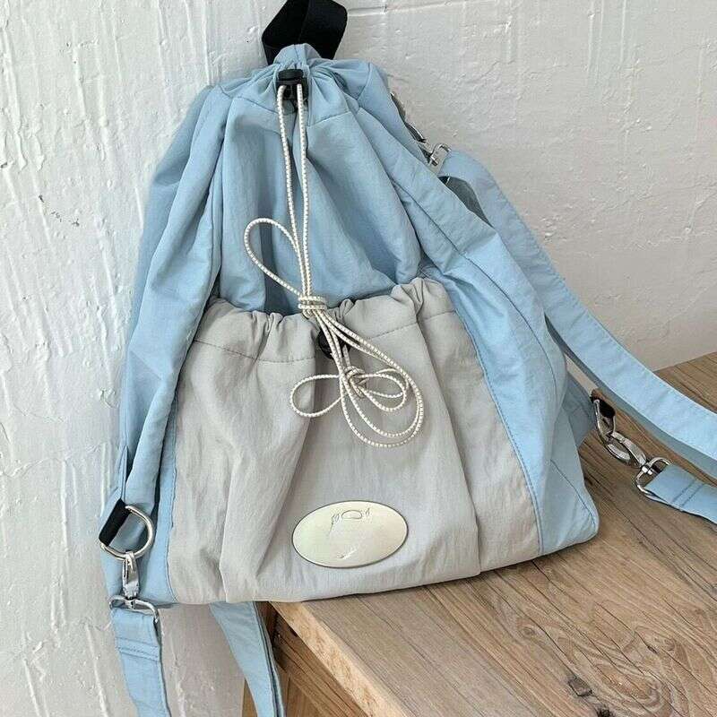 Women's 2025 New College Outdoor Rucksack Large Capacity Crossbody Bag Schoolbag Fashion Versatile Casual Daily