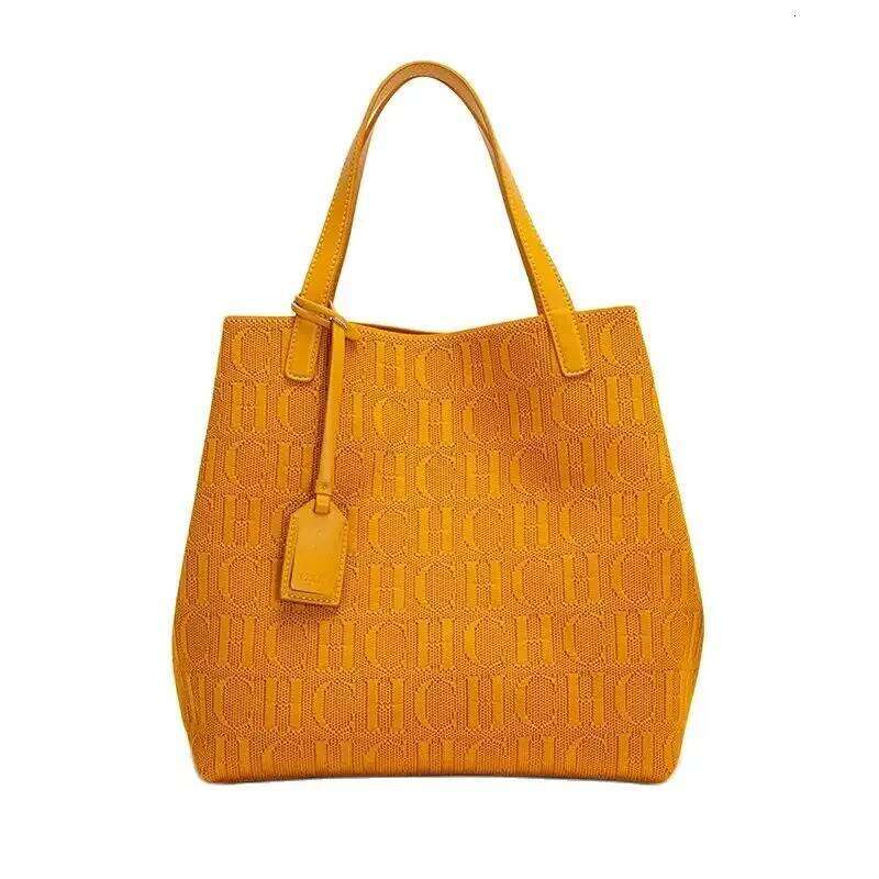 CH Fashion Classic New Solid Color Letter Design Women's Handbag High Quality Craftsmanship Large Capacity