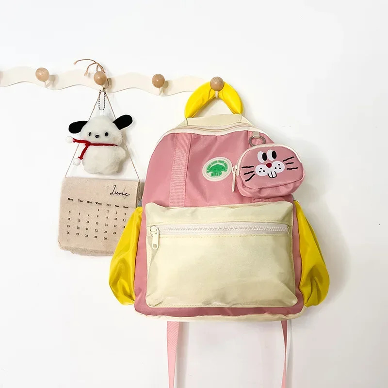 Children Lightweight Kindergarten Kids Backpack Fashion Cute Cartoon Parent-child Bag Trendy Versatile Student School Backpack 250813