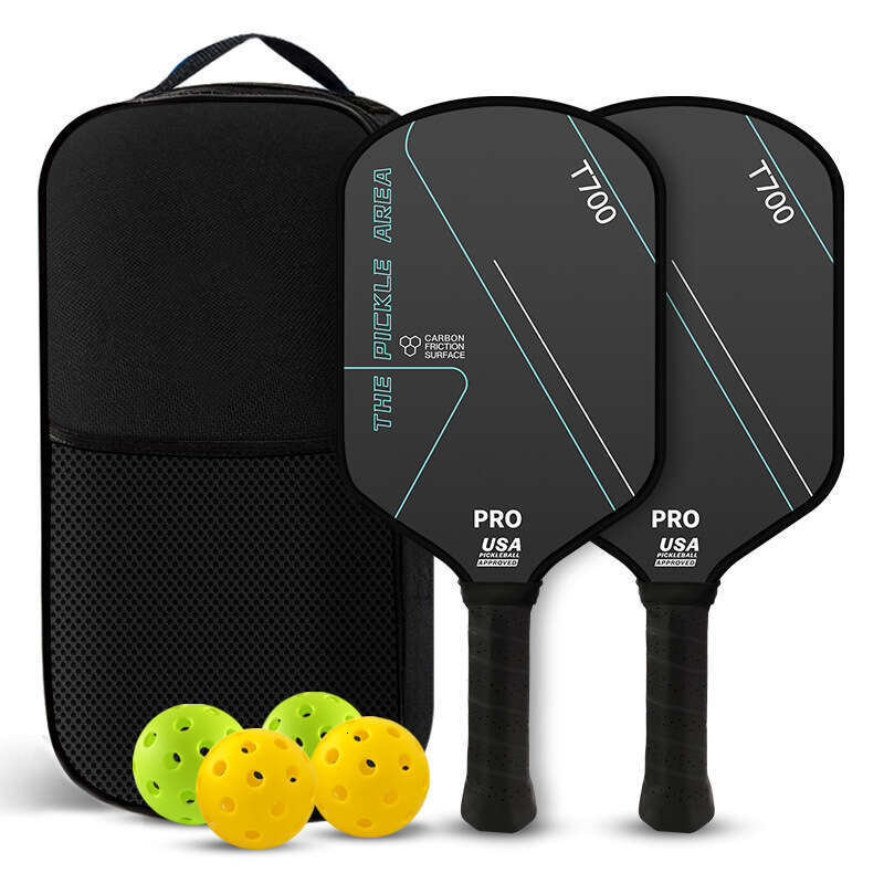 Full Set Carbon Fiber T700 Textured Matte Pickleball Racket For Children