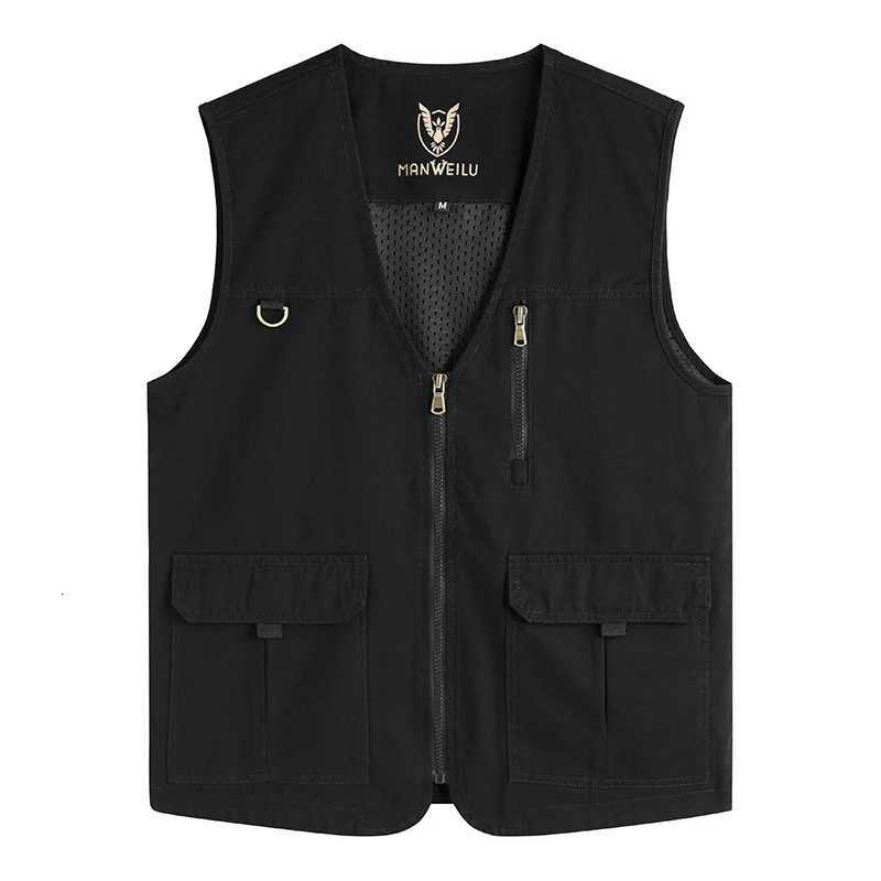 Summer Mens Lightweight Vests Outdoor isure Work Safari Fishing Travel Photo Hiking Waistcoats Mens Breathable Work Vests 8XL Y250814