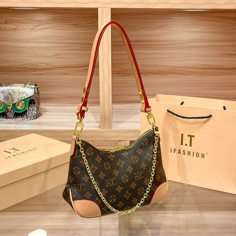 Vintage Floral 2025 New Luxury High-End Women's Shoulder Crossbody Underarm Bag