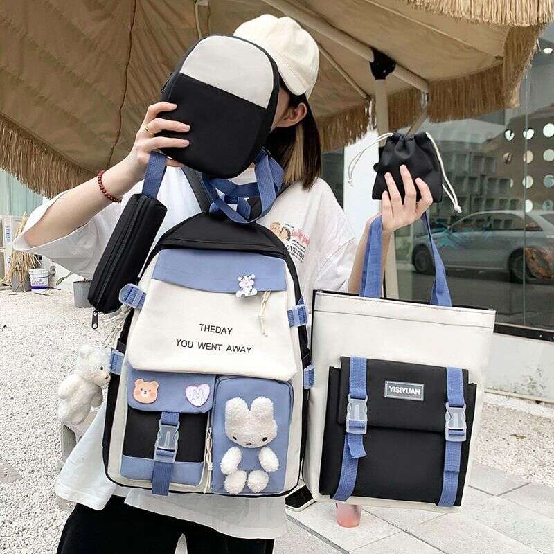 Women's Bags Backpack large capacity new junior high school forest schoolbag casual nylon backpack cute girl one shoulder remedial lesson bag