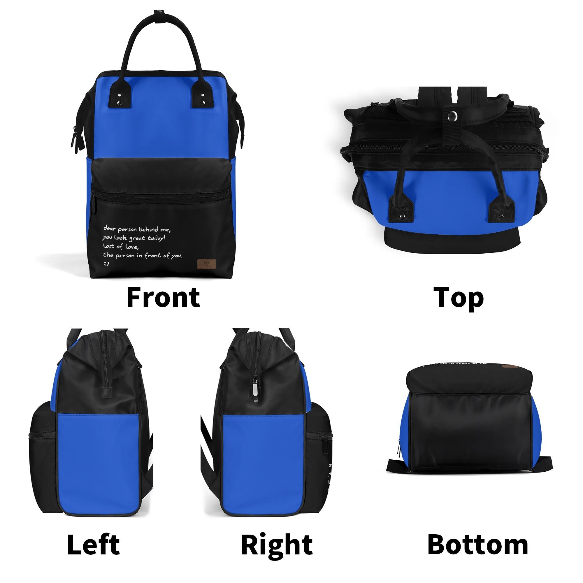 NXY top quality designer bag two color splicing backpack luxury bag Women PU backpacks designer bookbags back packs fashion all-match Large capacity s