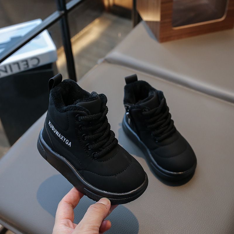 Fashion Children Snow Boots Youth Warm Thick Bottom Girls Cotton Boots Toddler Winter New Non-slip Boys Casual Shoes Comfortable Kid's Boot Sizes