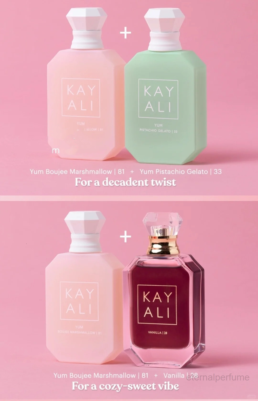 Kayali Womens perfume 33 YUM PISTACHIO GELATO vanilla 28 Vanilla Candy Rock Sugar Eau De Parfum Fragrance Fast delivery