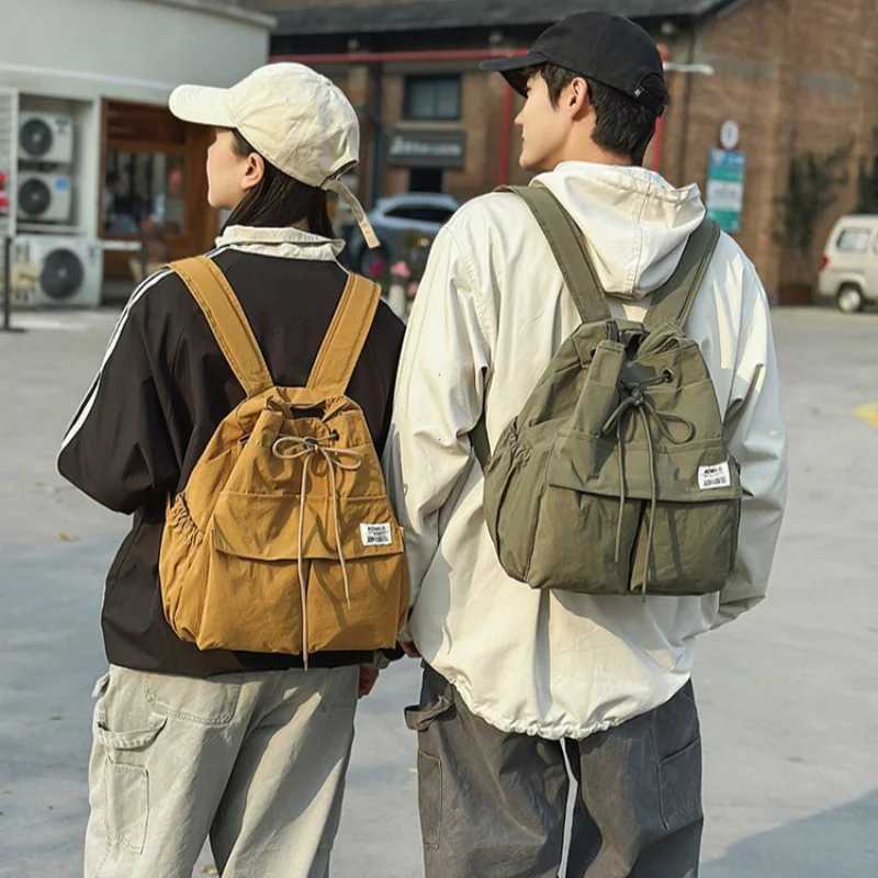 Travel Dual-Purpose Small Double Shoulder Bag Women Lightweight Trendy Brand College Student Class Commuting Simple Mountain ... XJ250814