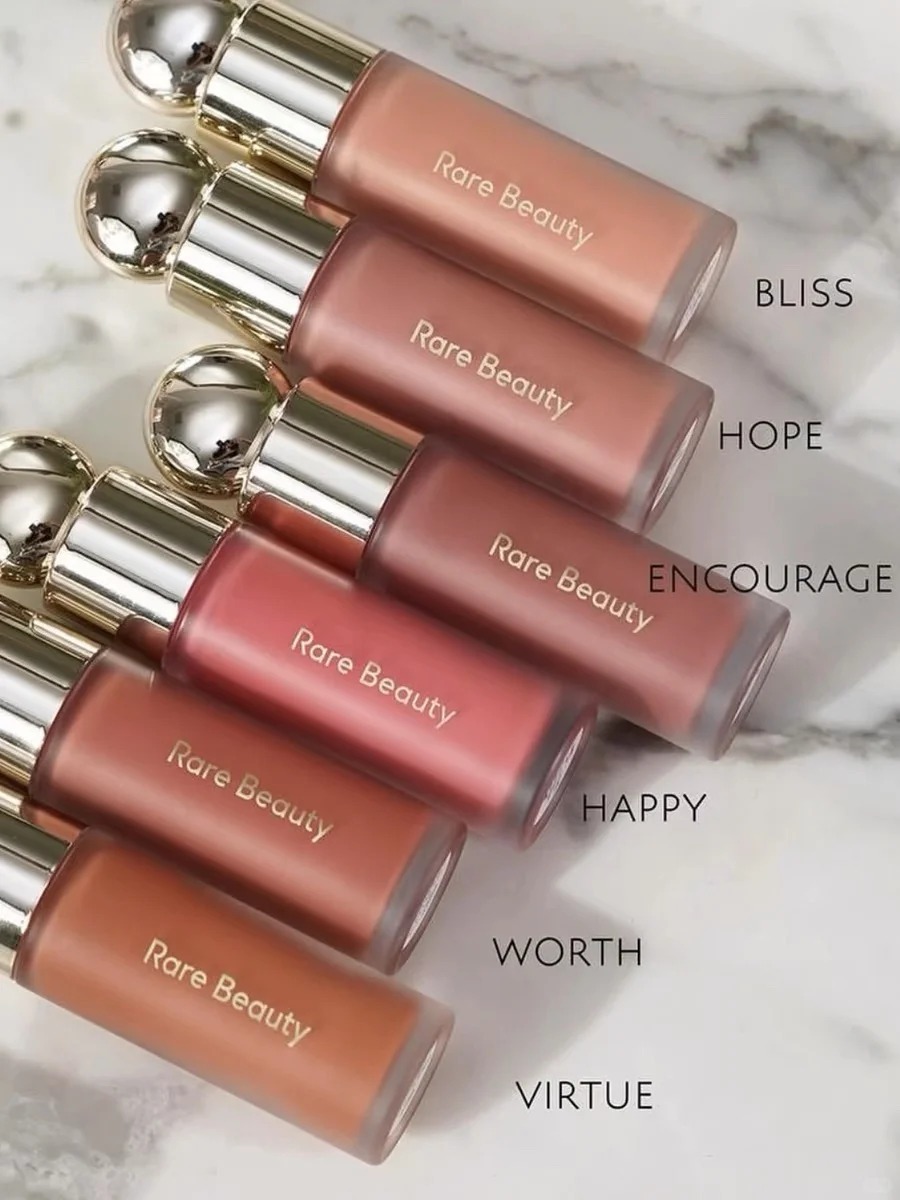 Luxury Rare Beauty Makeup Selena Soft Pinch Liquid Blush 7.5Ml Lipgloss Face Cheek Cosmetics Long maquillaje Lasting Matte Blusher 11 Colors JOY WORTH GRATEFUL