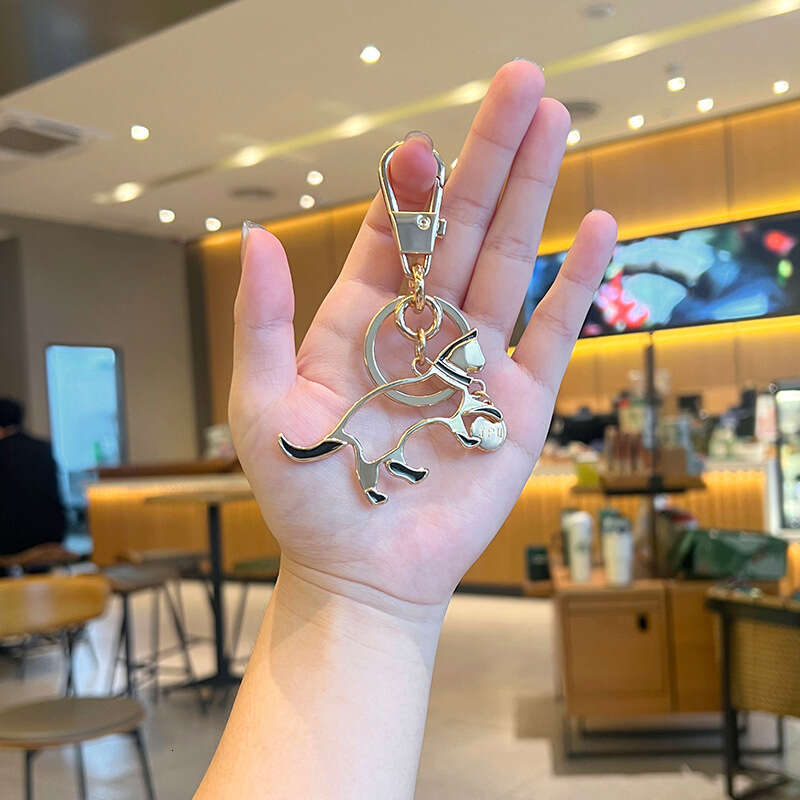 Cartoon Cute Abstract Sports Happy Puppy U-shaped Best Friend Bag Keychain Pet Pendant