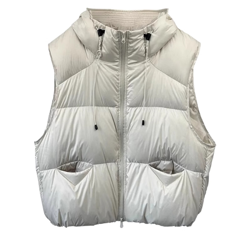 Korean version drawstring waist cinching slimming versatile mid length camisole jacket for women