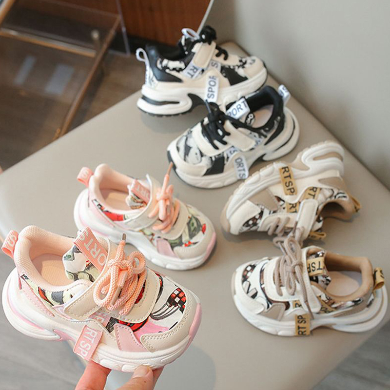 Toddler Shoes Child Sneakers Spring Autumn Causal Kids Running Walking Shoes Kidsnest Girls Boys Sport Shoes Size 21 - 30 K0622