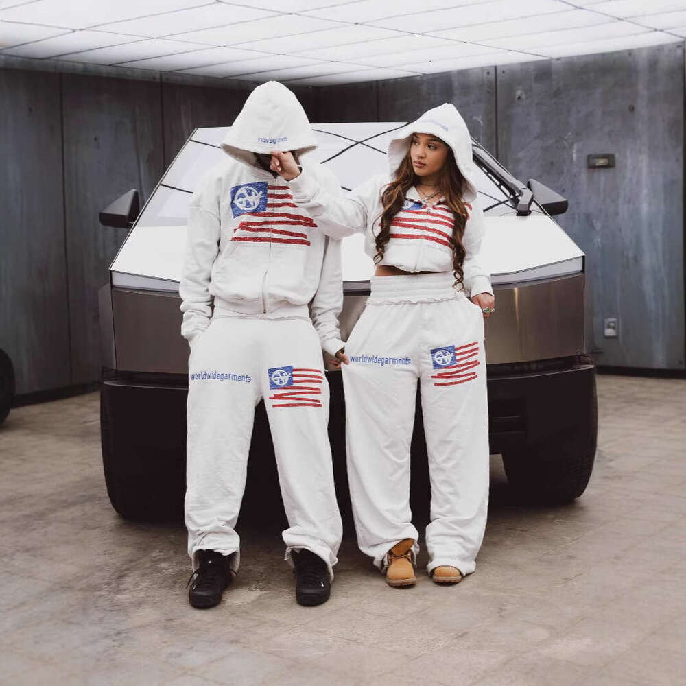 New Y2K Pattern Street Fashion Unisex Spring Zipper Printed Hoodie Sweatshirt