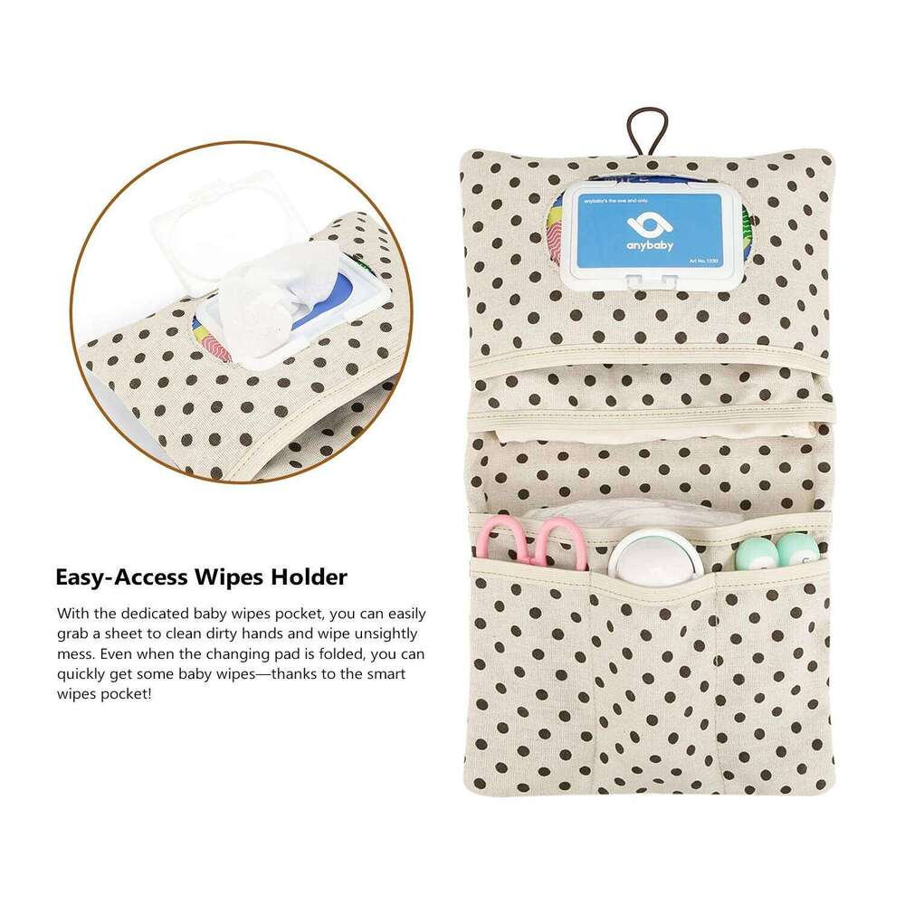 Travel Bag Compartment Organizers Holder Portable Button Diaper Container Polyester Cotton Baby Stor