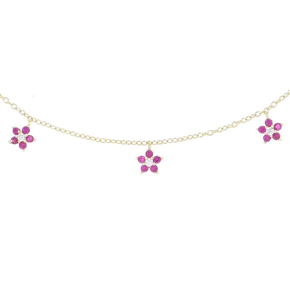 LOZRUNVE Factory Wholesale Cute Sterling Sier Mini Hamsa Charm Choker Necklace