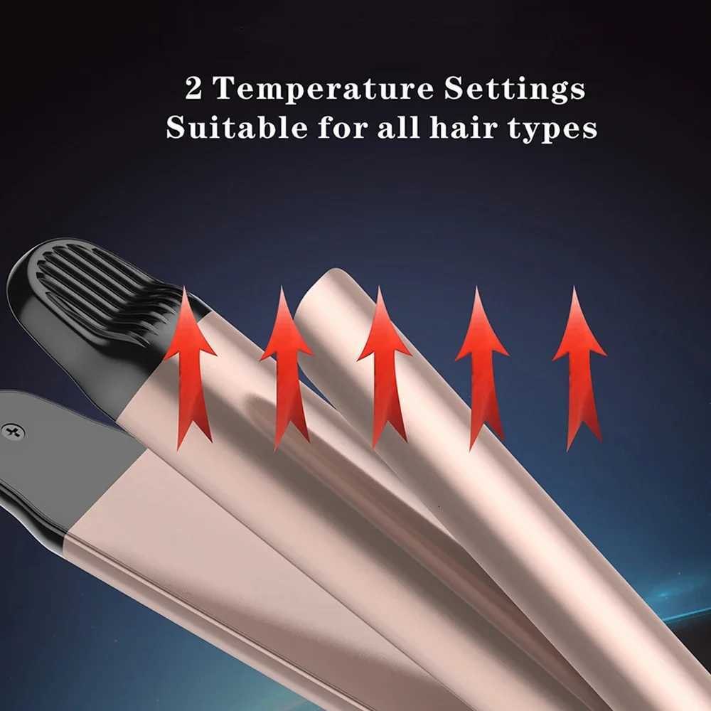 2 in 1 Hair Styling Flat Iron Hair Straightener Curling Iron Ceramic Ionic Hair Curler Fast Heating Hair Styler W250814