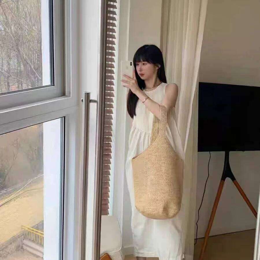 Weave Tote Large Capacity Summer Beach Straw Handbag And Purse Female Bohemian Shoulder For Women 2024 Ladies Travel Bag