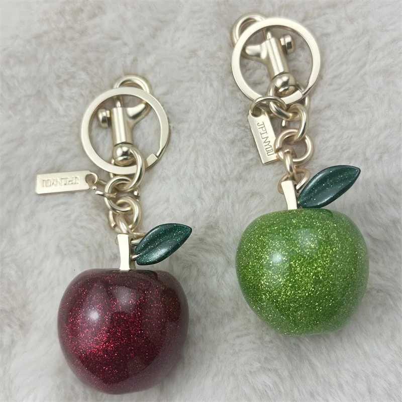 New Fashion Oversized Apple Bag Pendant Fashionable Keychain Exquisite Car Keychain Pendant Metal Key Bag Parts Accessories S250814