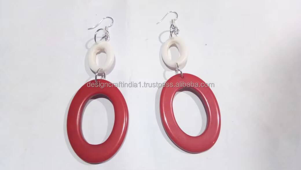 High-Quality for Women Red Fashion Resin Earrings Price