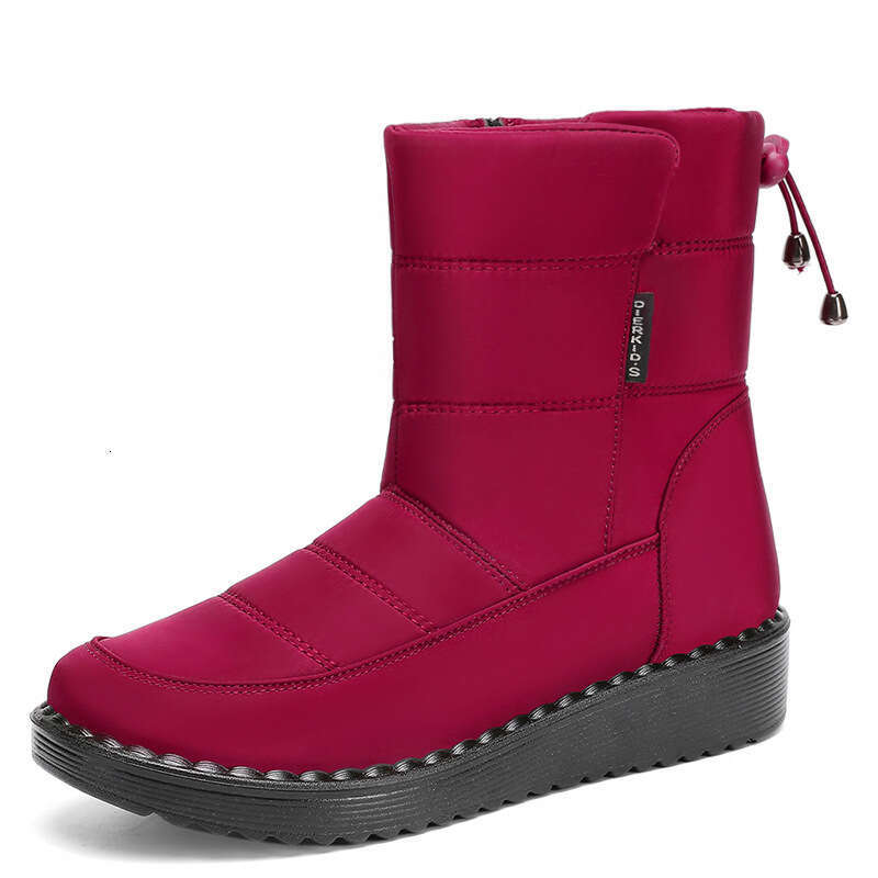 Shoes 2025 Winter Long for Women, Fleece Lined, Thickened, Warm Snow Boots, Polyurethane Lightweight Cotton Boots