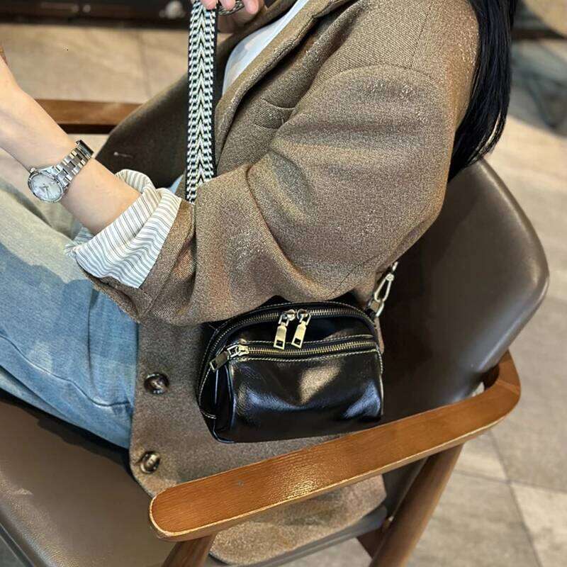 Women Cowhide Small Handbag Popular and Versatile Genuine Leather Women's Bag Ladies Designer Shoulder Crossbody Bags New