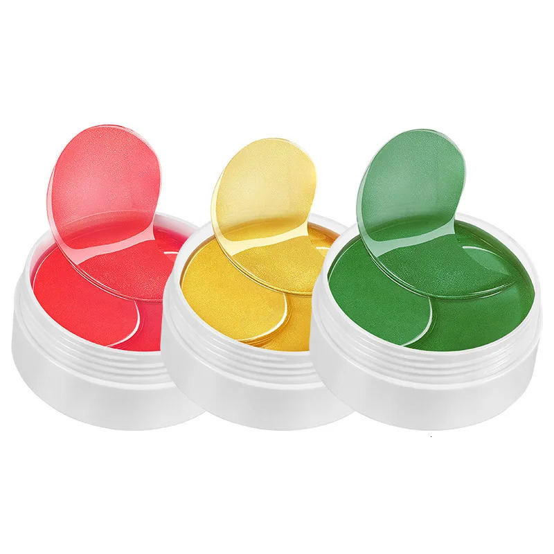 60 Patches 24K Gold Collagen Eye Patch -aging Dark Circle Facial Mask Pro-Xylane Hyaluronic Seaweed Eye Mask 250813