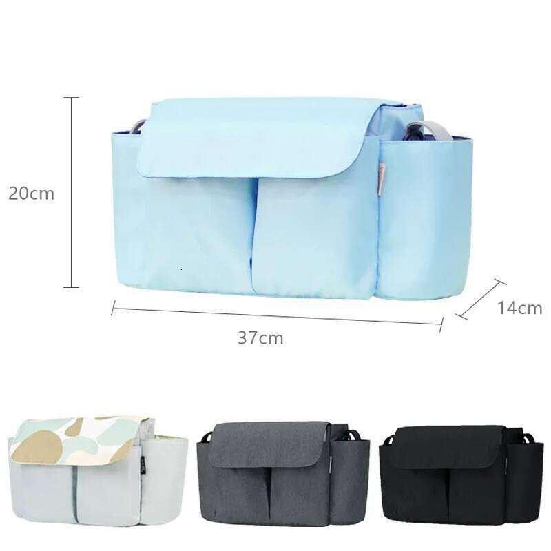 Organizer Mummy Large Capacity Travel Hanging Bag Bottle Holder Pram Mommy Diaper Bags Baby Stroller Accessories