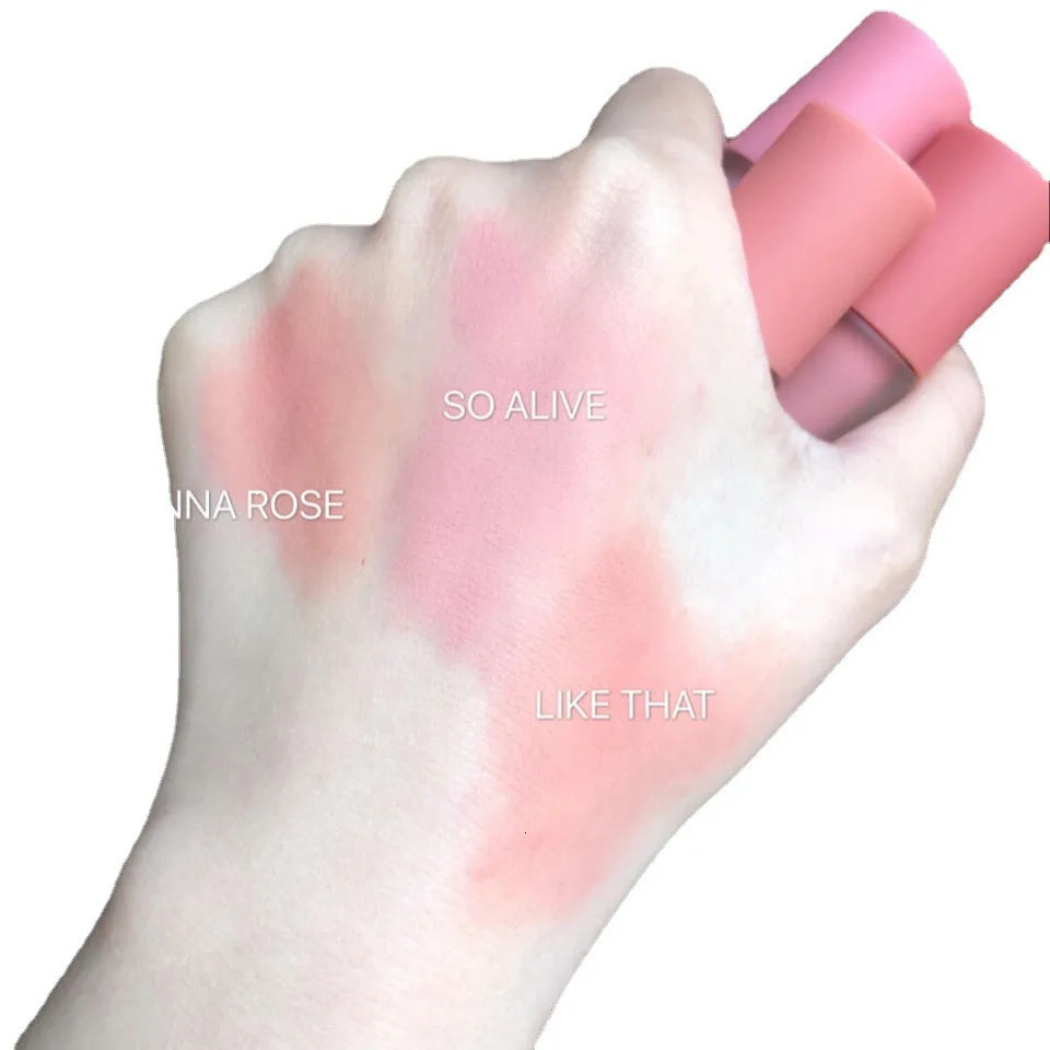 Liquid Blush Long-acting Waterproof Easy Halo Dye Brightens The Face Smooth Peach Red Female Cosmetics 250813