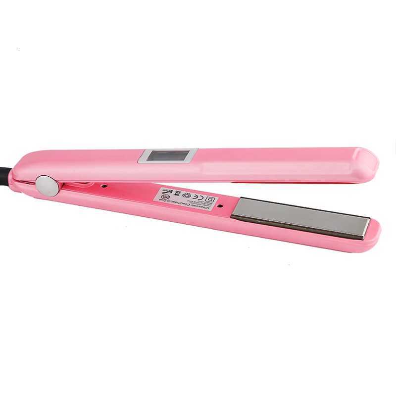 Hair Care Recover Damaged Tool Ultrasonic Infrared Hair Straightener Professional Cold Flat Iron Hair Treatment Styler W250814