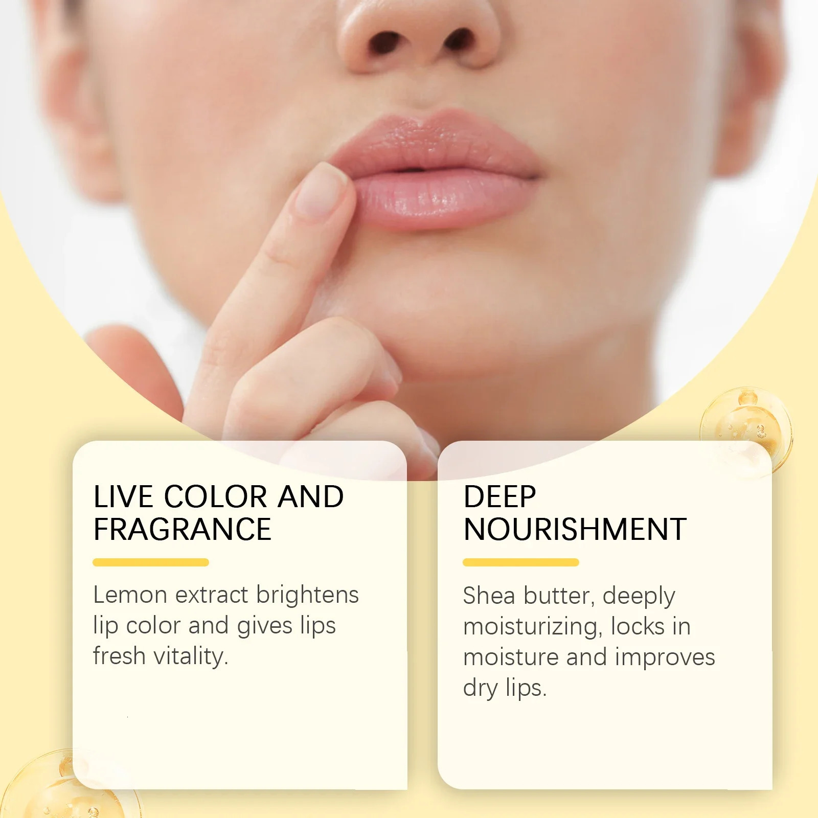 Ginger Lemon Lip Balm Mask Gloss Oil Exfoliating Clean Turmeric Dark Melanin Improve Dullness r Lip Balm Care 250813