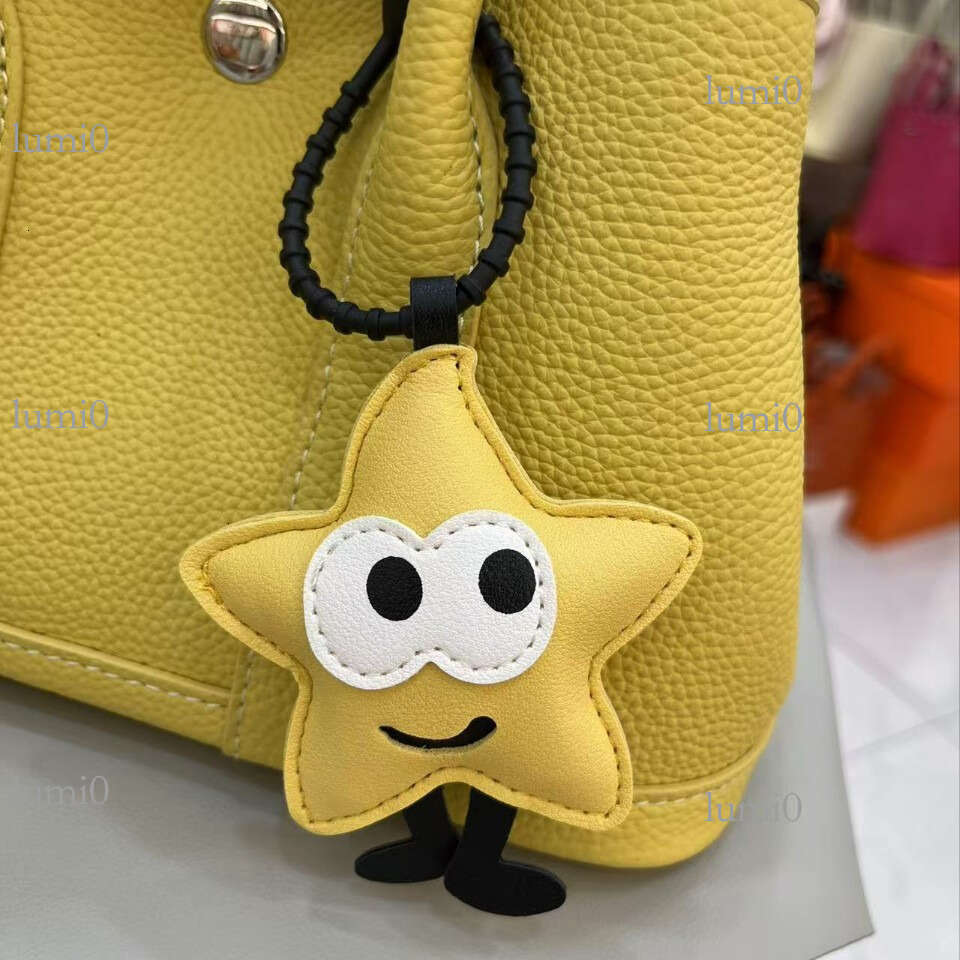 Cute Keychain Creative Apple Christmas Tree Couple Car Hanging Ornament Plush Cartoon Five-Pointed Star Backpack Pendant Gift