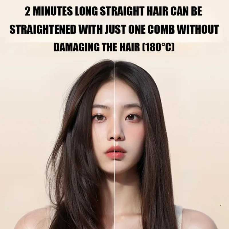 Styling Comb Hairdressing Comb Lightweight Portable Electric Curling Iron Smooth Frizz Caring Care Hair Comb Fluffy Hairstyle W250814