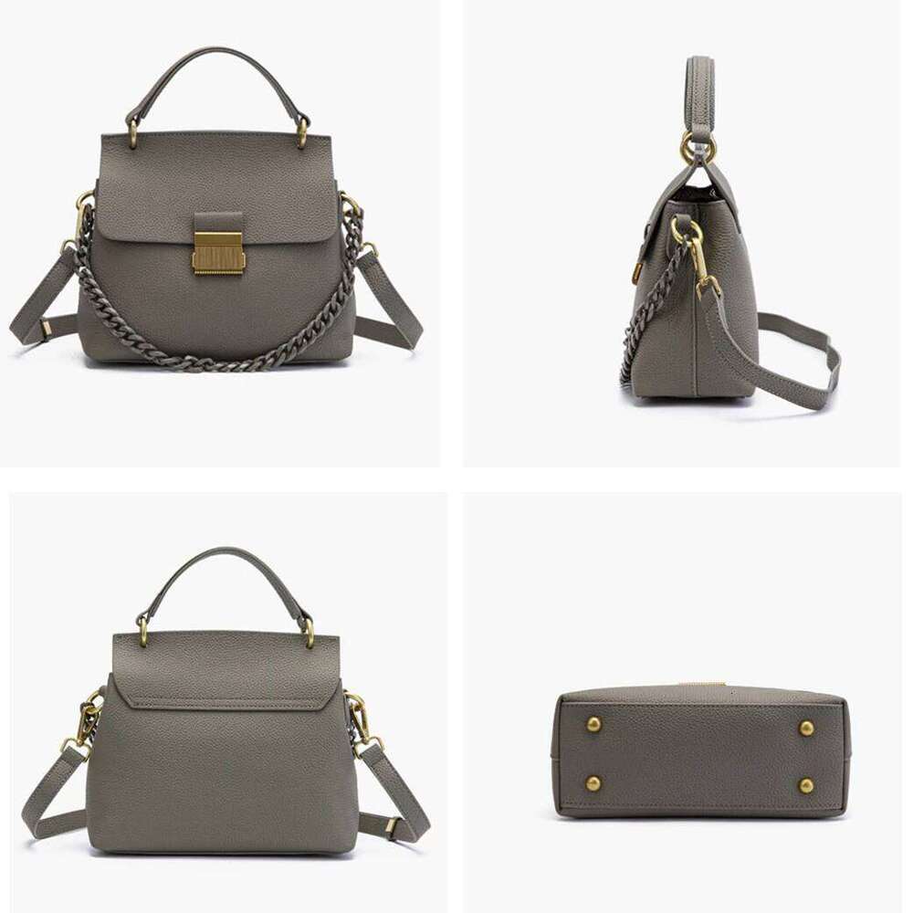 Designer Luxury Toptrends Real Genuine Leather Handbags For Women New Designer Top Handle Office Ladies Shoulder Crossbody Bags