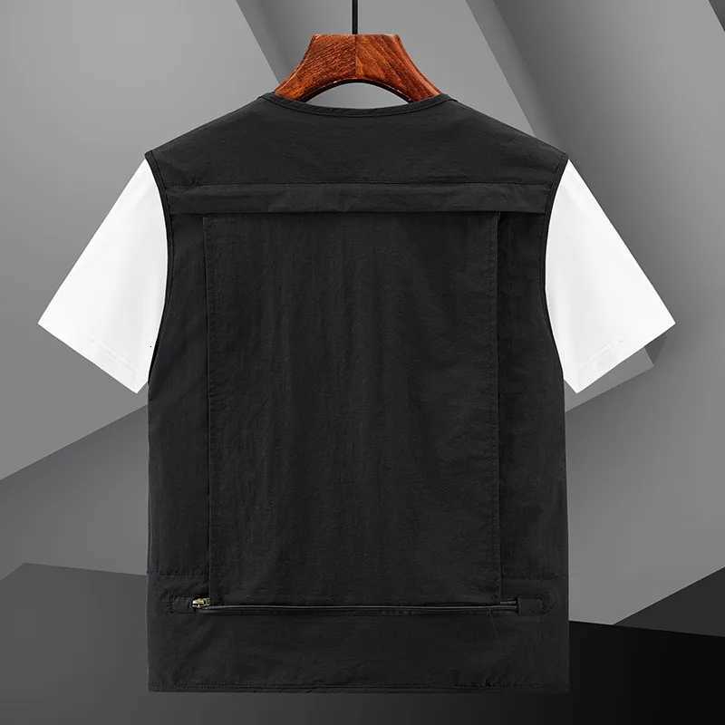 Multi-ket Summer New Mens Tactical American Hiking Fishing Vest Mens Photographer Mesh Workwear Sev Tool Vest Y250814