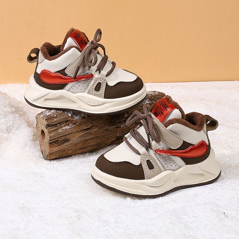 Fashion Kids Shoes Boys Girls Sneaker Spring Skateboard High Top School Basketball Sports Shoes Kidsnest for Toddlers Size 21 - 30 K0616