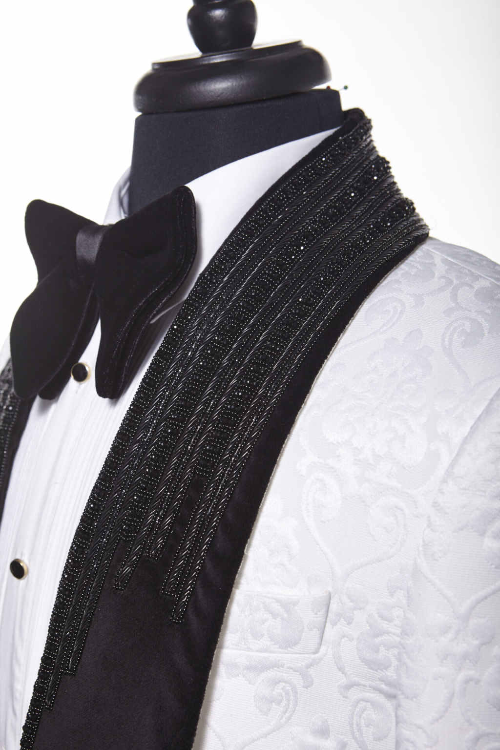 Floral Pattern Mens Tuxedos Designer Lapel Groom Wedding Pants Set Male Fashion Suit Customized Made Clothing 2 Pieces