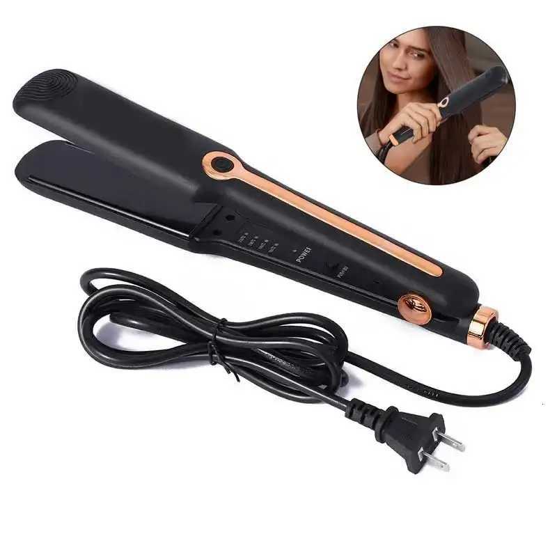 Negative Ion Hair Straightener Curling Iron Ceramic Flat Iron Negative Ion Wide Plate Temperature Adjustable Hair Straightener W250814