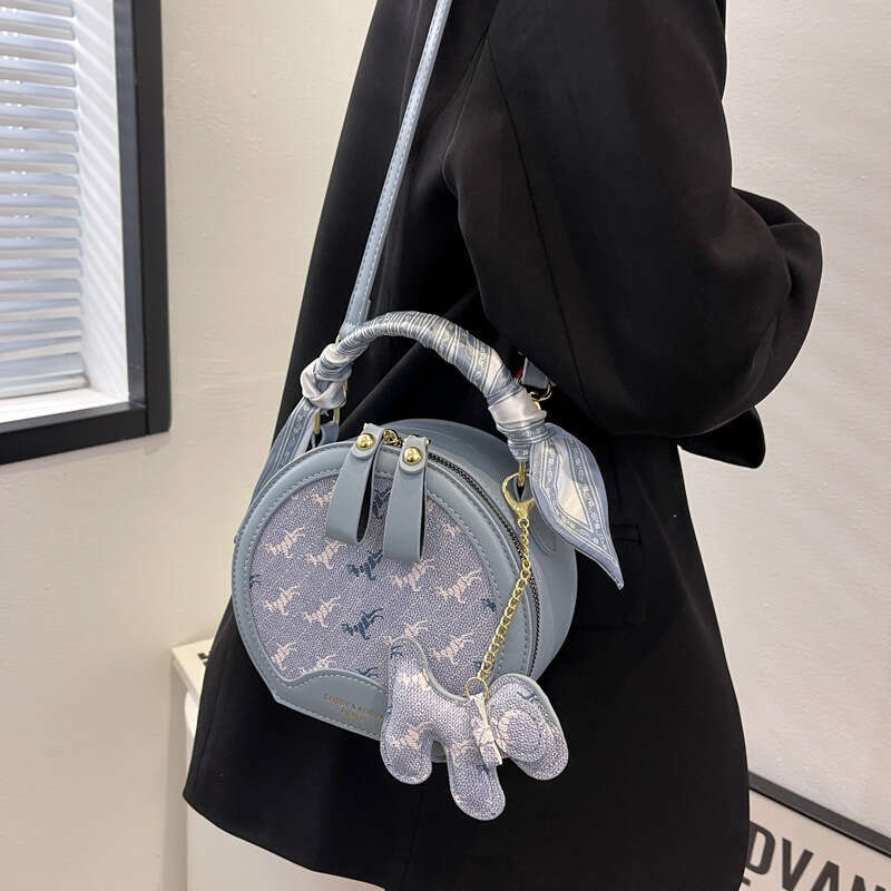 2025 New Designer bag Luxury bag High-End Trendy Fashion Handheld Small Round Versatile Single Shoulder Crossbody Bag