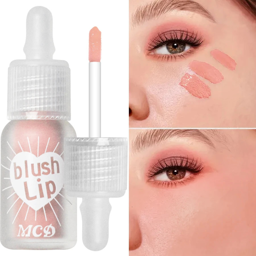 Matte Liquid Blush Velvet Blusher Orange Peach Face Pigment Lasting Beauty Natural Cheek Tint Cream Blush Makeup 250813