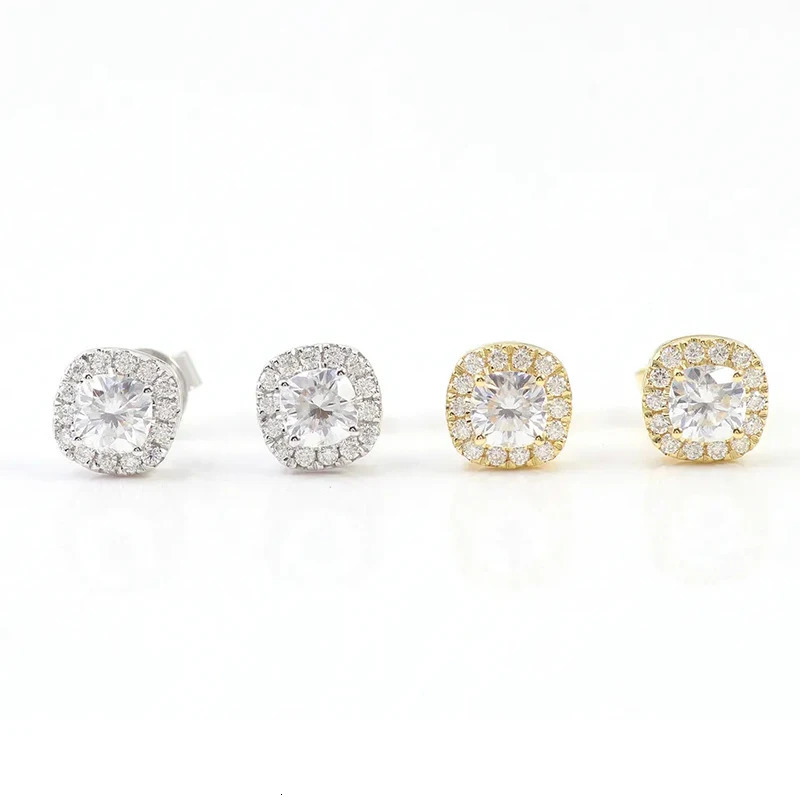 CAOSHI Dainty Cubic Zirconia Stud Earrings for Women Gold Color/Silver Color Exquisite Jewelry Versatile Graceful Accessories 250812