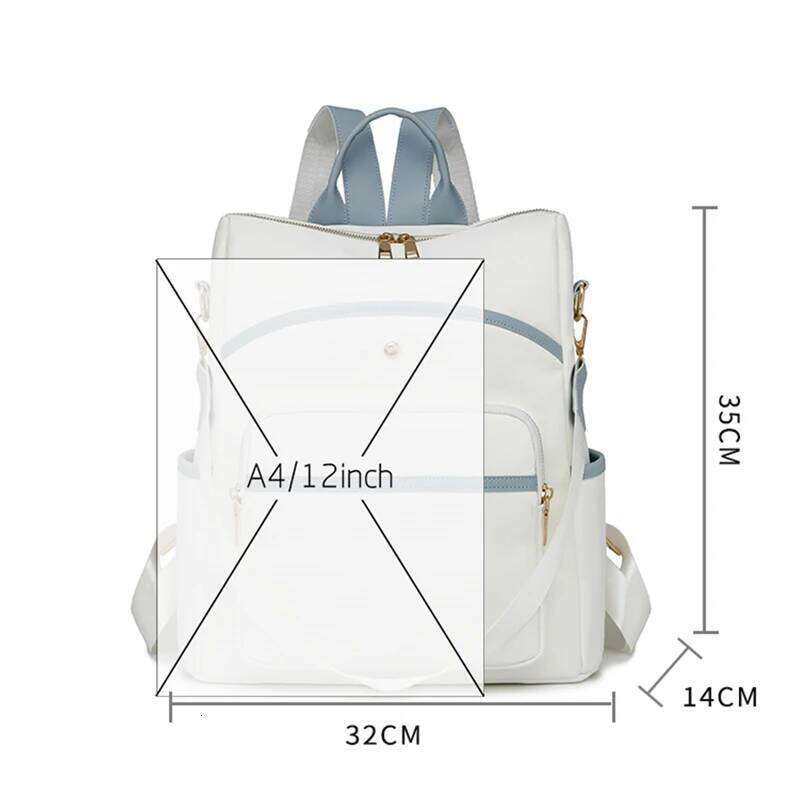 Fashion Backpacks Female Soft Nylon Rucksack Women Knapsack Travel Bagpack Ladies Daypack Large Capacity School Bags for Girls