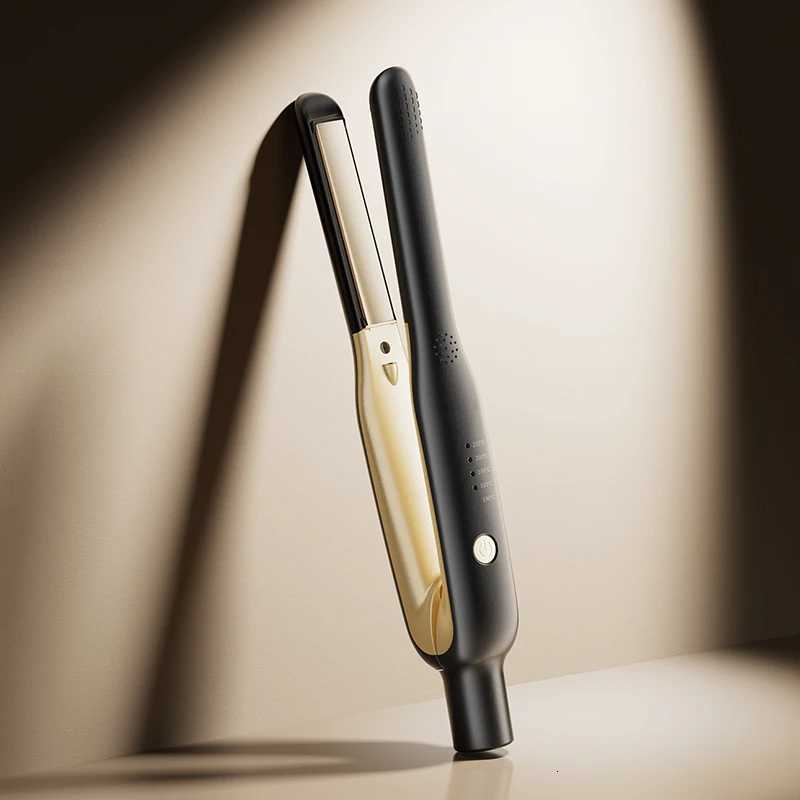 2-in-1 Mini Hair Straightener Curler - Ceramic Fast Heating 140-220C - Portable Flat Iron for Short Hair Travel Styling W250814