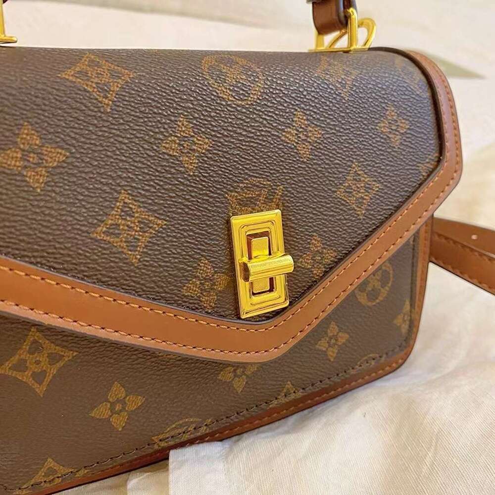 DHessentials Luxury Monogram Kelly Bag - Stylish Crossbody Shoulder Bag for Women, Fashionable PVC Handbag (3 Color Options)