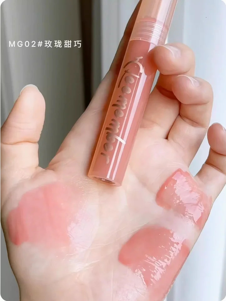 LEEMEMBER Cantaloupe Lip Gloss Series Watery Mirror Lip Glaze Tint Women Beauty Makeup Cosmetics 250812